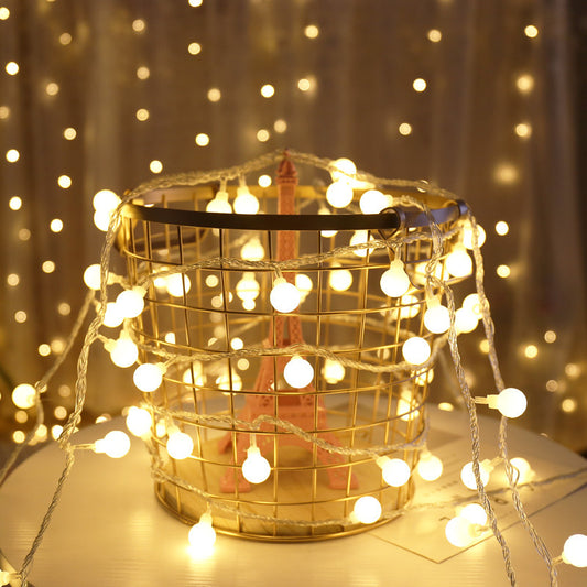 Warm White Christmas Fairy String Lights – Decorative LED Lights for Festive Home Decor