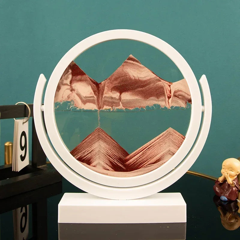 Rotatable 3D Sand Art Lamp