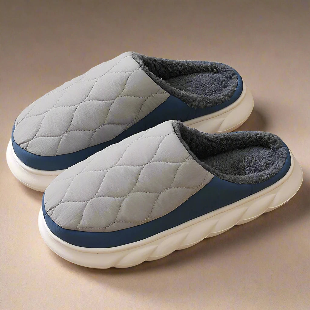 Bebealy Winter Indoor Shoes - Plush & Warm for Men & Women