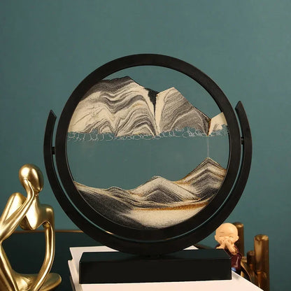 Rotatable 3D Sand Art Lamp