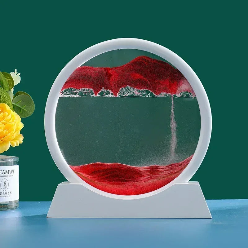 3D Moving Sand Art Glass Frame