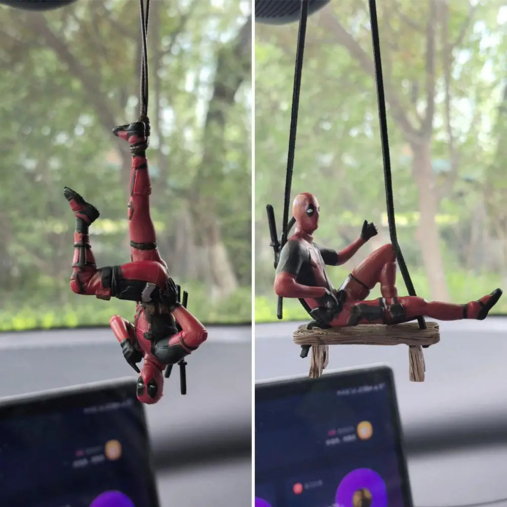 Deadpool Action Figure Hanging Decor – Car & Home Ornament