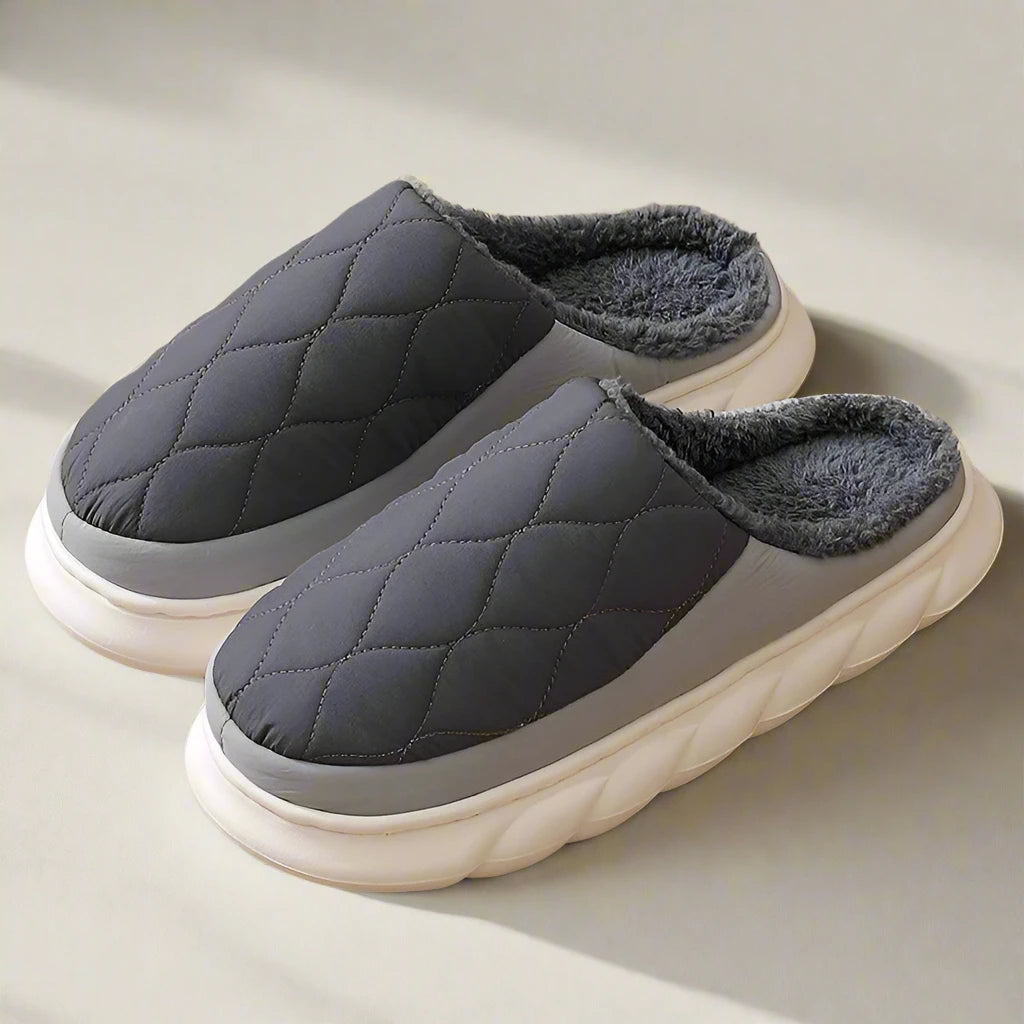 Bebealy Winter Indoor Shoes - Plush & Warm for Men & Women