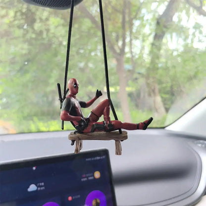 Deadpool Action Figure Hanging Decor – Car & Home Ornament