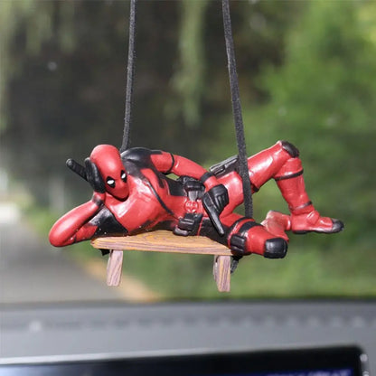 Deadpool Action Figure Hanging Decor – Car & Home Ornament