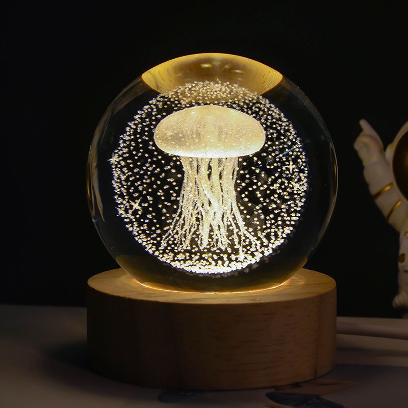 Starry Sky Moon Crystal Ball Night Lamp – Projection Ambience Light